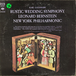 Karl Goldmark / Leonard Bernstein / The New York Philharmonic Orchestra Rustic Wedding Symphony Vinyl LP USED
