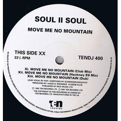Soul II Soul Move Me No Mountain USED VINYL 12INCH 33 S RPM PROMO