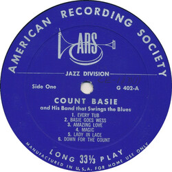 Count Basie Count Basie And His Band That Swings The Blues Vinyl LP USED