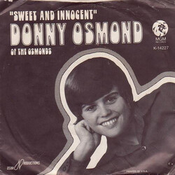 Donny Osmond Sweet And Innocent VINYL 7" USED