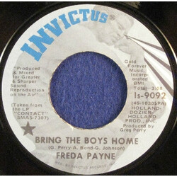 Freda Payne Bring The Boys Home / I Shall Not Be Moved USED VINYL 7INCH SINGLE 45 RPM