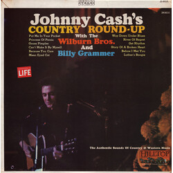 Johnny Cash / The Wilburn Brothers / Billy Grammer Johnny Cash's-Country Round-up (The Authentic Sounds Of Country & Western Music) Vinyl LP USED