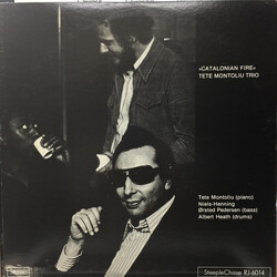 Tete Montoliu Trio Catalonian Fire Vinyl LP USED