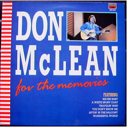 Don McLean For The Memories Vinyl LP USED