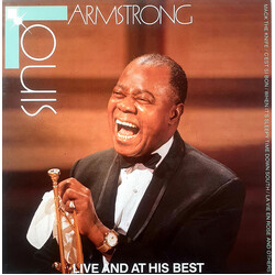 Louis Armstrong Live And At His Best Vinyl LP USED