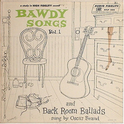 Oscar Brand Bawdy Songs And Backroom Ballads - Vol.1 Vinyl LP USED