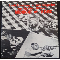 Louis Armstrong / Jack Teagarden / The V-Disc All Stars Midnight At V-Disc Vinyl LP USED