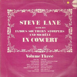 Steve Lane's Famous Southern Stompers / Michèle (2) In Concert Volume Three Vinyl LP USED