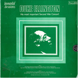 Duke Ellington His Most Important Second War Concert: Carnegie Hall 1943 Vinyl LP USED