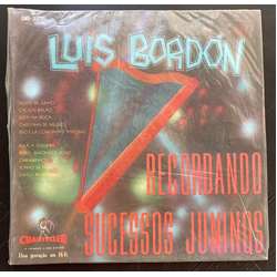 Luíz Bordón Recordando Sucessos Juninos Vinyl LP USED