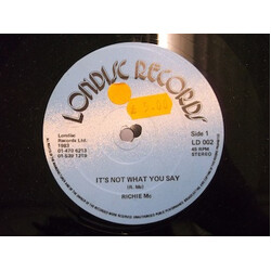 Richard McDonald It's Not What You Say Vinyl 12" USED