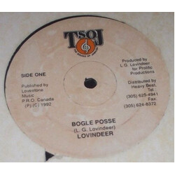 Lloyd Lovindeer Bogle Posse / Tea Time USED VINYL 12INCH 45 RPM