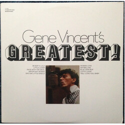Gene Vincent Gene Vincent's Greatest! Vinyl LP USED
