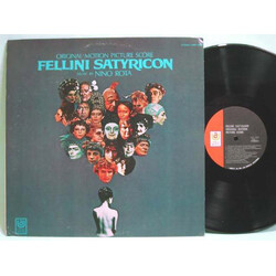 Nino Rota Fellini Satyricon (Original Motion Picture Score) Vinyl LP USED