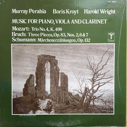 Murray Perahia / Boris Kroyt / Harold Wright Music For Piano, Viola, And Clarinet Vinyl LP USED