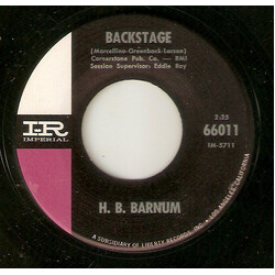 H.B. Barnum Backstage / Rented Tuxedo USED VINYL 7INCH 45 RPM SINGLE