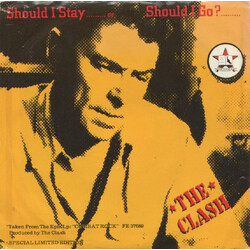 The Clash Should I Stay Or Should I Go USED VINYL 7INCH 45 RPM SINGLE LIMITED EDITION STEREO