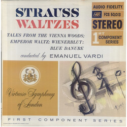 Johann Strauss Jr. / Emanuel Vardi / Virtuoso Symphony Of London Waltzes Vinyl LP USED