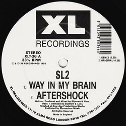 SL2 Way In My Brain (Remix) USED VINYL 12INCH 33 S RPM STEREO
