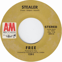 Free Stealer USED VINYL 7INCH SINGLE STYRENE