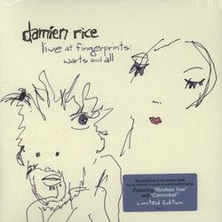 Damien Rice Live At Fingerprints: Warts And All Vinyl LP USED