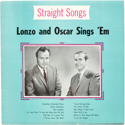 Lonzo & Oscar Straight Songs (Lonzo And Oscar Sings 'Em) Vinyl LP USED