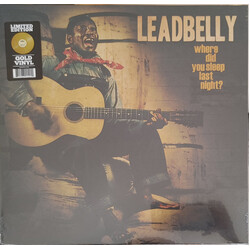 Leadbelly Where Did You Sleep Last Night? Vinyl LP USED