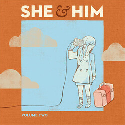 She & Him Volume Two Vinyl LP USED