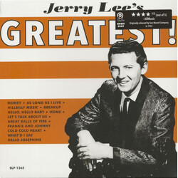 Jerry Lee Lewis Jerry Lee's Greatest! Vinyl LP USED