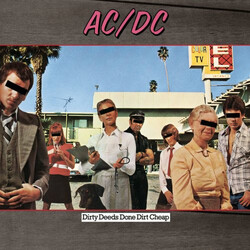 AC/DC Dirty Deeds Done Dirt Cheap Vinyl LP USED