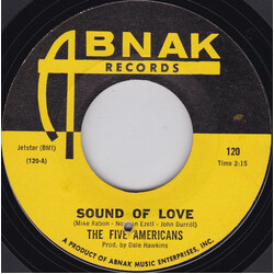 The Five Americans Sound Of Love USED VINYL 7INCH 45 RPM SINGLE STYRENE