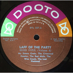 Redd Foxx Laff Of The Party (Volume 4) Vinyl LP USED