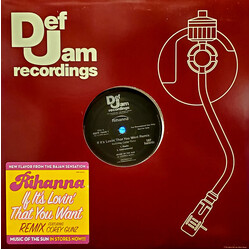 Rihanna / Cory Gunz If It's Lovin' That You Want (Remix) USED VINYL 12INCH SINGLE PROMO