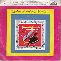Beniamino Gigli E Lucevan Le Stelle (The Stars Were Shining) "Tosca" (Act 3) / USED VINYL 7INCH 45 RPM REISSUE