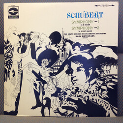 Franz Schubert / Süddeutsche Philharmonie / Karl Ristenpart Symphony No. 1 In D Major, Symphony No. 2 In B Flat Major Vinyl LP USED