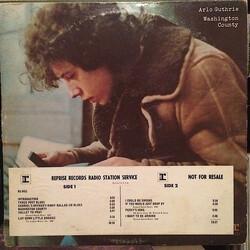 Arlo Guthrie Washington County Vinyl LP USED