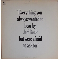 Jeff Beck Everything You Always Wanted To Hear By Jeff Beck But Were Afraid To Ask For Vinyl LP USED