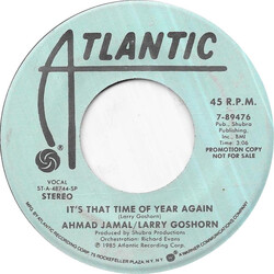 Ahmad Jamal / Larry Goshorn It's That Time Of Year Again USED VINYL 7INCH SINGLE PROMO STEREO