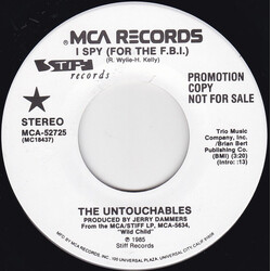 The Untouchables (7) I Spy (For The F.B.I.) USED VINYL 7INCH PROMO