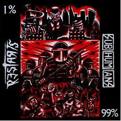 Subhumans / Restarts 99% / 1% USED VINYL 7INCH 45 RPM STEREO