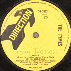 The Tymes People USED VINYL 7INCH 45 RPM SINGLE