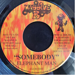 Elephant Man Somebody USED VINYL 7INCH