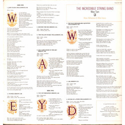 The Incredible String Band Wee Tam Vinyl LP USED
