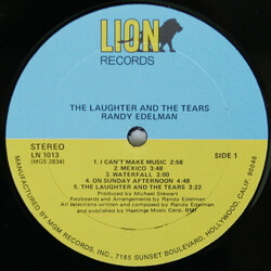 Randy Edelman The Laughter And The Tears Vinyl LP USED