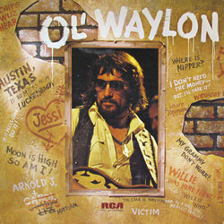 Waylon Jennings Ol' Waylon Vinyl LP USED