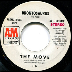 The Move Brontosaurus USED VINYL 7INCH 45 RPM SINGLE PROMO STEREO MONO