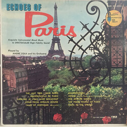 Andre Zola And His Orchestra Echoes Of Paris Vinyl LP USED