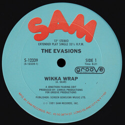 The Evasions Wikka Wrap VINYL 12" USED