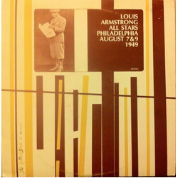 Louis Armstrong And His All-Stars Philadelphia August 7 & 9 1949 Vinyl LP USED