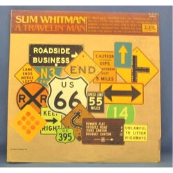 Slim Whitman A Travelin' Man Vinyl LP USED